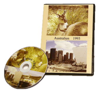 Beispiel einer DVD mit individuell gestaltetem Cover
